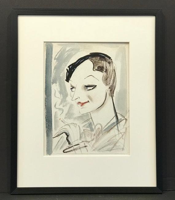 Original New Yorker Cartoon Portrait of Dorothy Parker (1 of 6)