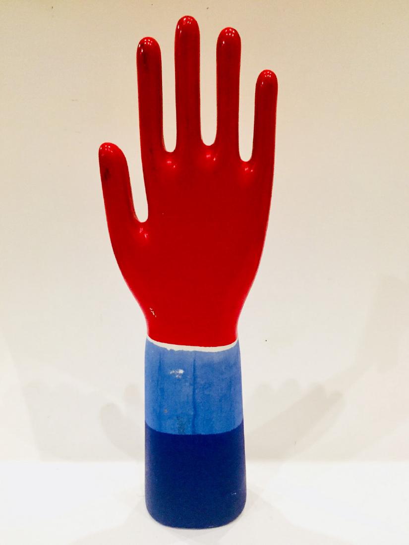 Red Ceramic Display Hand (1 of 1)