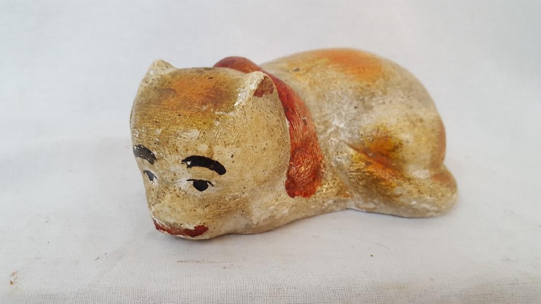 Chalkware Cat Ca 1900 (1 of 3)