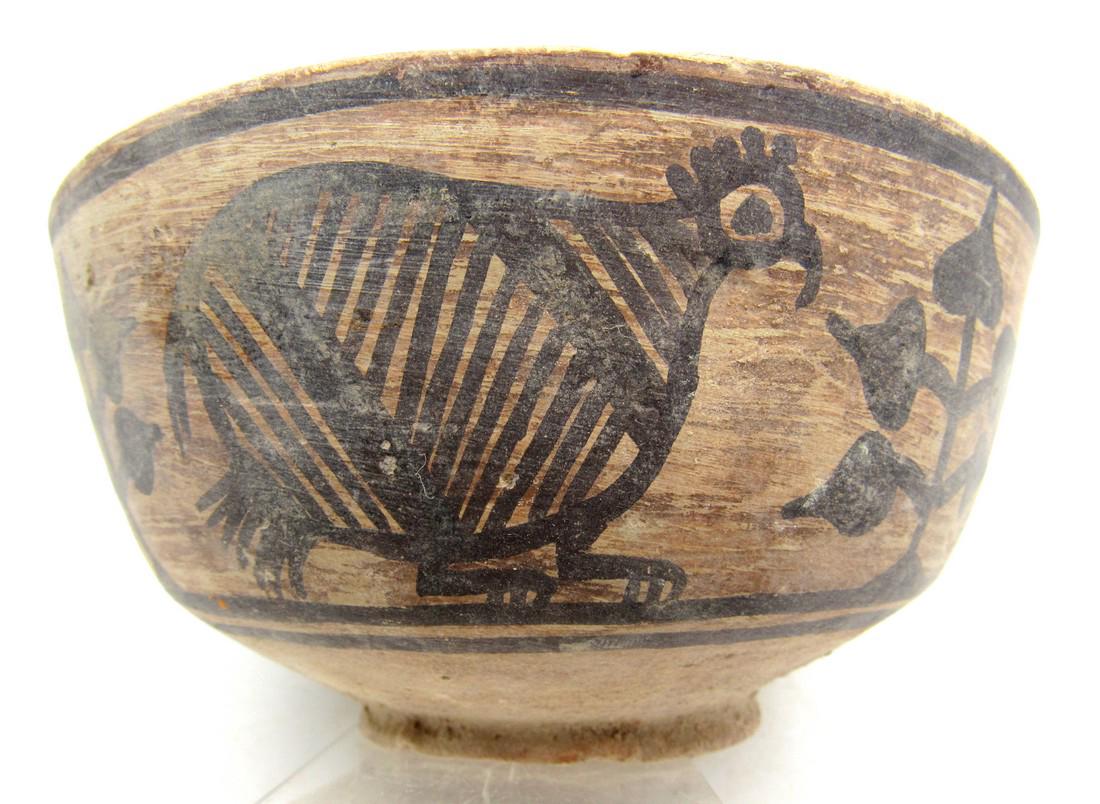 Ancient Indus Valley Terracotta Bowl with Bird Motif (1 of 4)