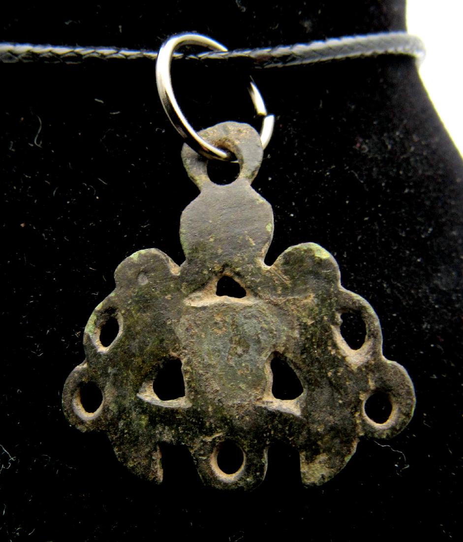 Medieval Viking Open-Work Interlaced Snake Pendant (1 of 2)