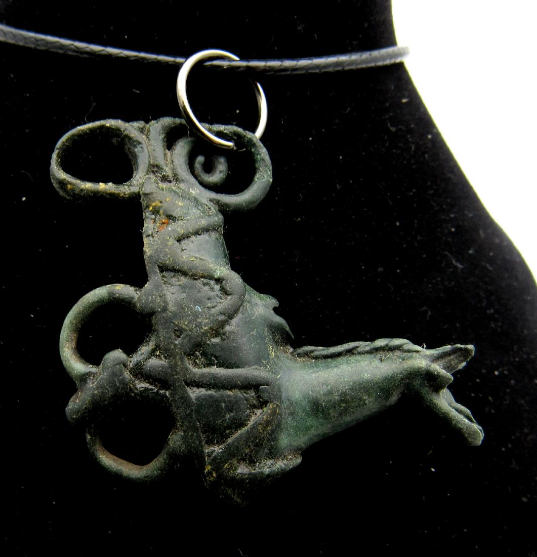 Medieval Viking Dragon Fafnir Pendant (1 of 2)