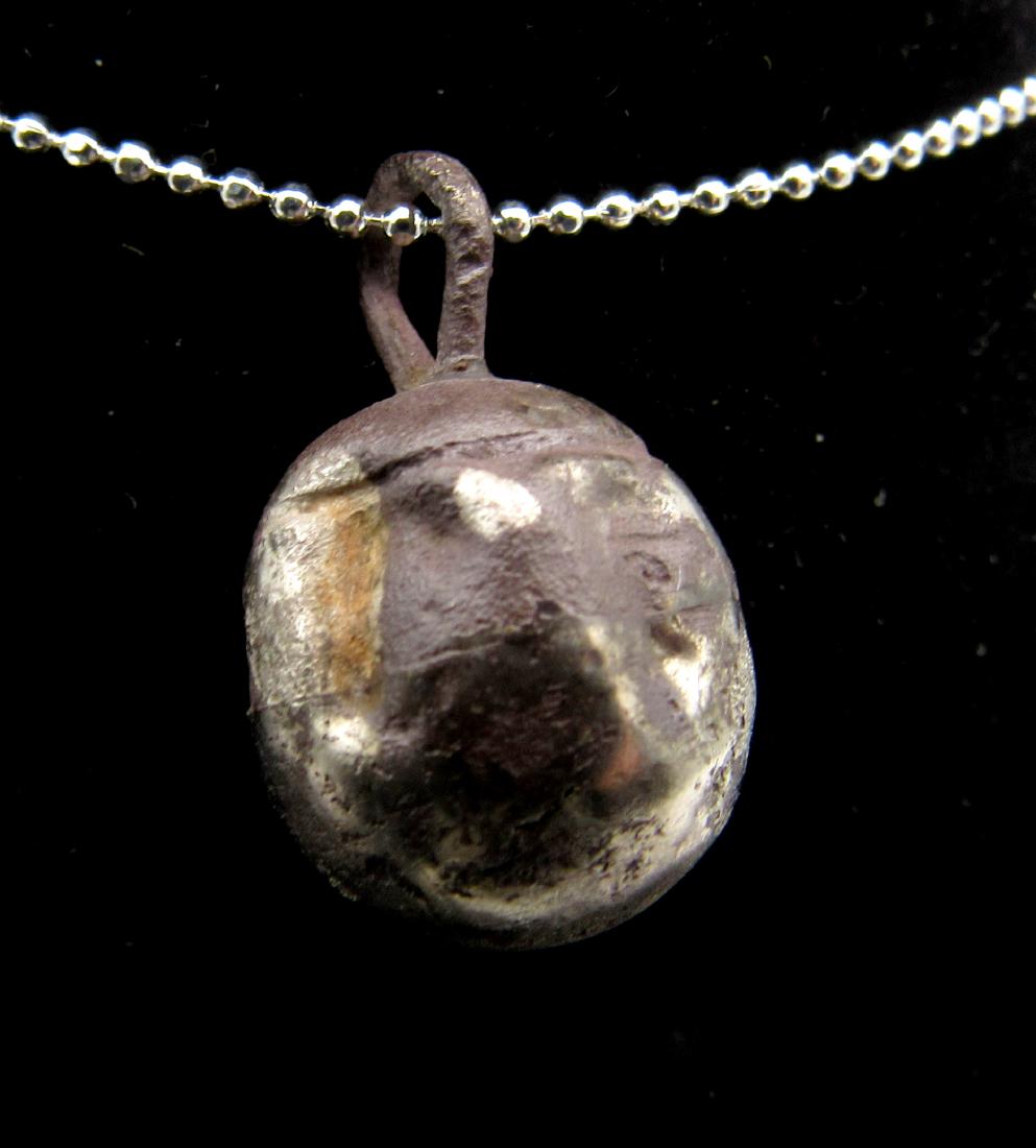 Medieval Viking Silver Orb Pendant (1 of 2)