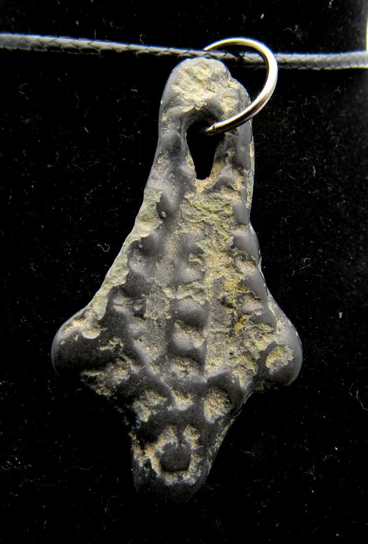 Medieval Viking Bronze Dragon Fafnir Foot Pendant (1 of 2)