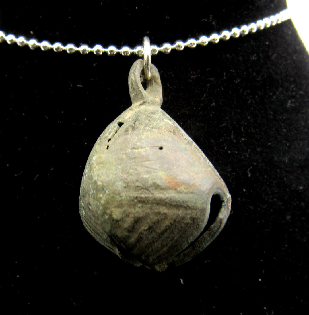Medieval Bronze Bell Pendant (1 of 3)