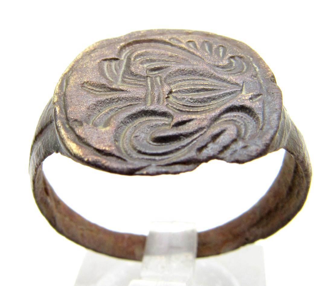 Medieval Crusaders Bronze Heraldic Ring (1 of 3)