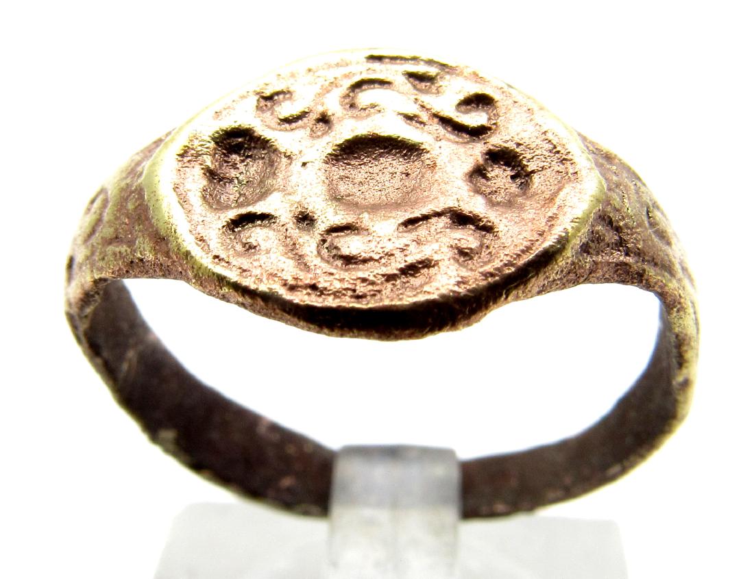 Medieval Crusaders Bronze Heraldic Ring (1 of 3)