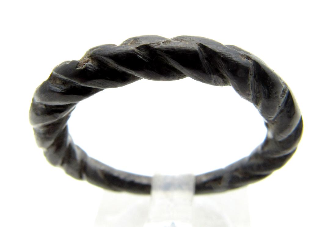 Medieval Viking Twisted Bronze Ring (1 of 3)