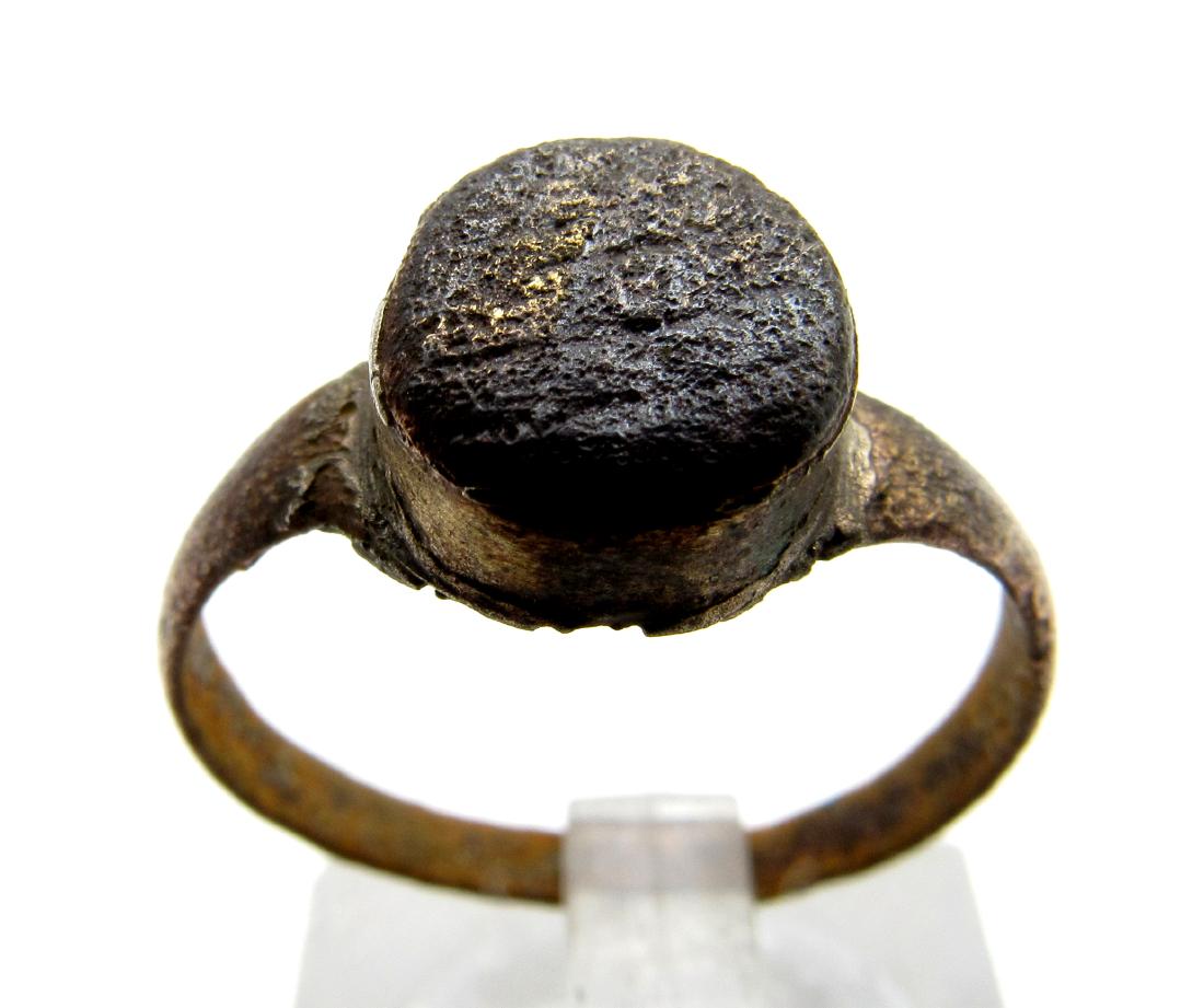 Medieval Bronze Fishermans Ring (1 of 3)