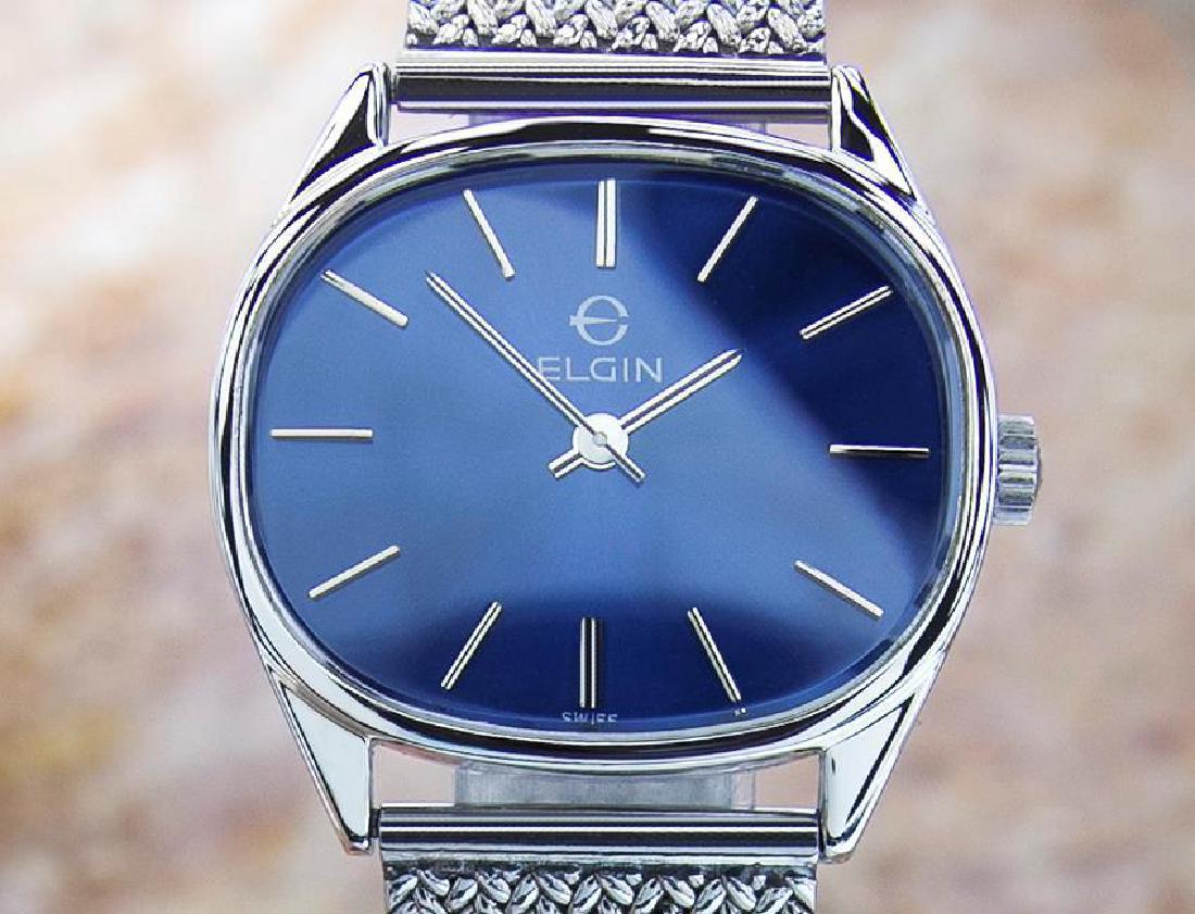 Vintage Elgin Men's Stainless St 1970s Manual Watch (1 of 8)