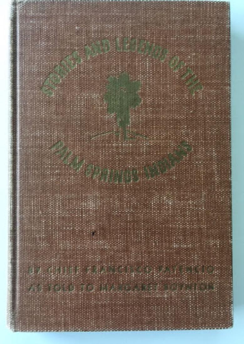 SIGNED - Stories and Legends of the Palm Spring Indians (1 of 2)