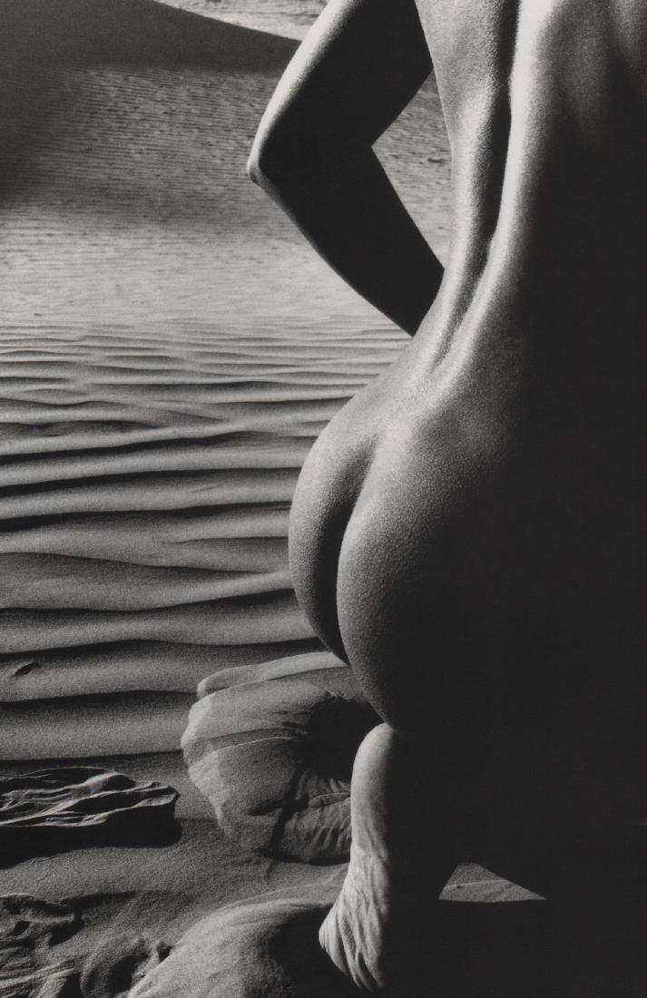 LUCIEN CLERGUE - Nude, Death Valley, 1983: Artist: LUCIEN CLERGUE Print Title: Nude, Death Valley, 1983 Medium: Photo-lithograph Printing Date: 1999 Printed in Germany Image Size: 8.25 X 12 inches Lucien Clergue August 14, 1934 – November 15