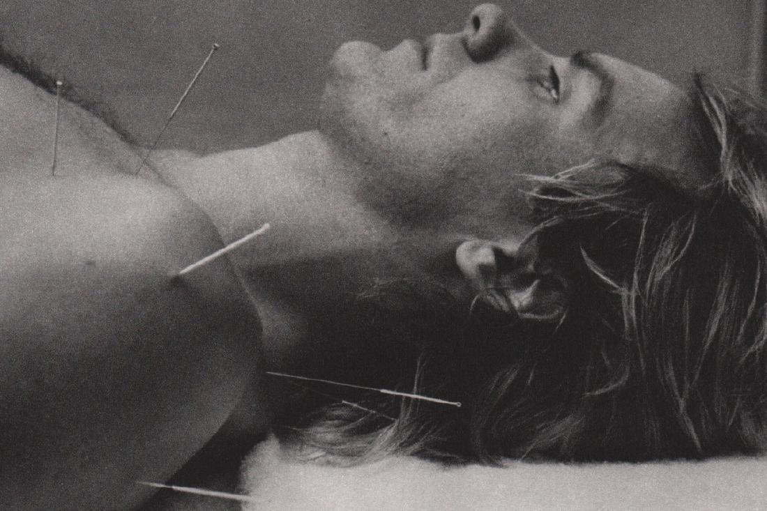 DUANE MICHALS - Sting: Artist: DUANE MICHALS Print Title: Sting Medium: Sheet-fed Gravure on uncoated acid free paper Printing date: 1990 Printed in Japan Image Size: 6.5 X 4.5 inches Duane Michals(b. 1932) is an American p