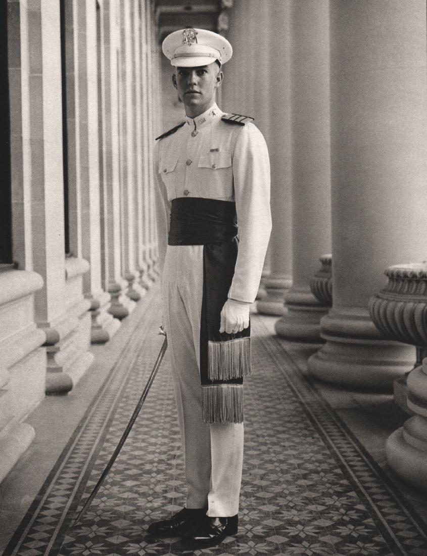 BRUCE WEBER - Texas A&M University Guard: Artist: BRUCE WEBER Print Title: Texas A&M University Guard, College Station, TX 1984 Medium: Sheet-fed Gravure Printing Date: 1988 Printed in Spain Image Size: 8.5 X 11 inches Bruce Weber is an Ameri