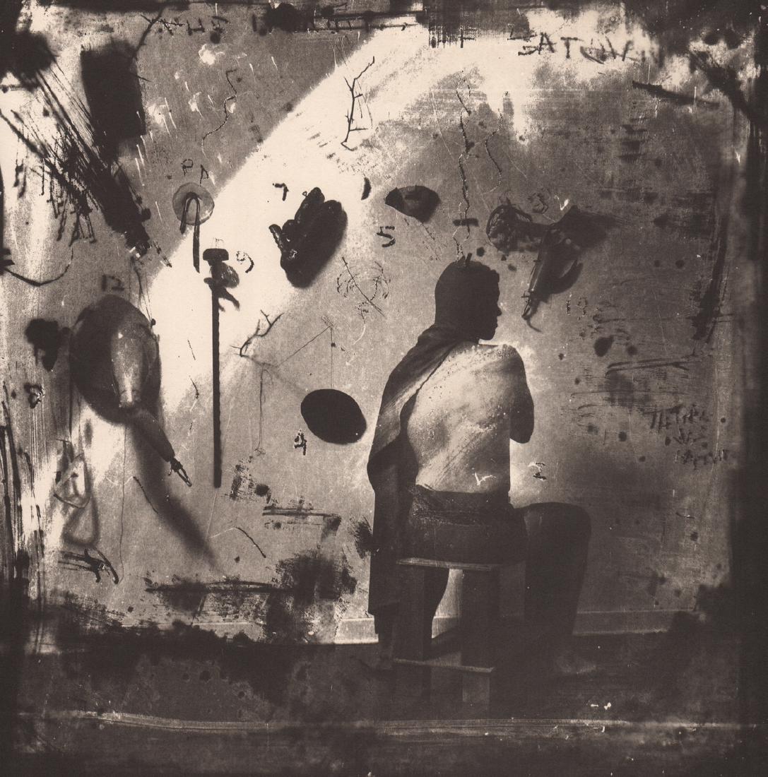 JOEL-PETER WITKIN - The Sins of Joan Miro: Artist: JOEL-PETER WITKIN Print Title: The Sins of Joan Miro, 1981 Medium: Sheet-fed Gravure Printing Date: 1985 Printed in Switzerland Image Size: 11 X 11 inches Joel-Peter Witkin( born. 1939) is an