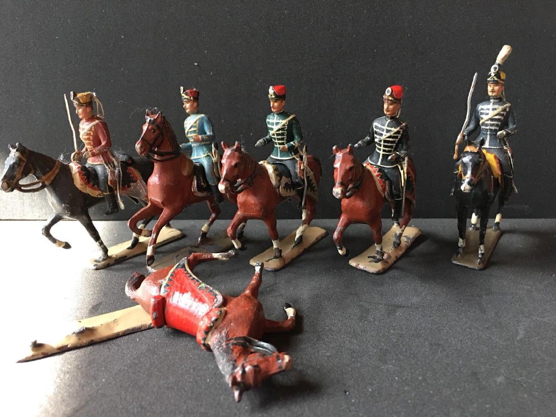 Figurines Plomb CBG Mignot - Légion étrangère 1910 à L'assaut - 5 Soldats échelle 54mm