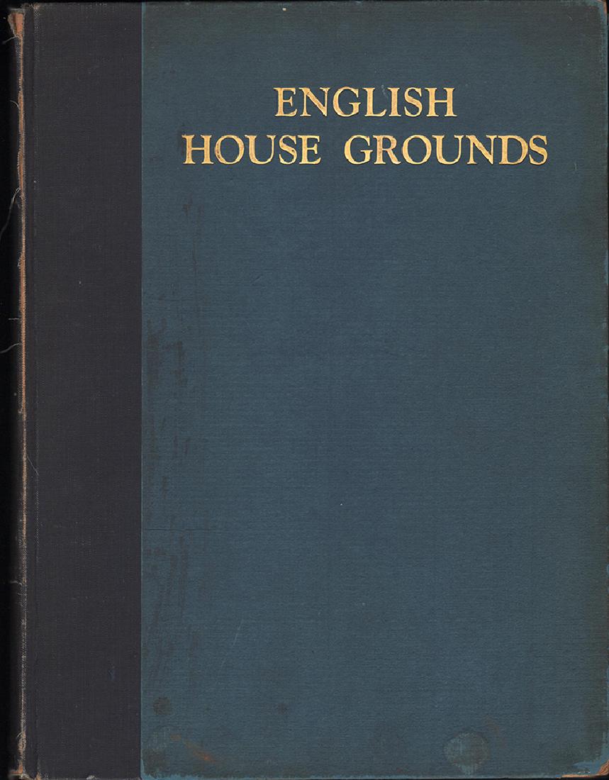 English House Grounds Photographic Views Signed Parsons: English House Grounds; Photographic Views; sgnd by author Mabel Parsons First edition signed and inscribed by author Mabel Parsons on ffep. Published 1924 by Mabel Parson. Minor flaws: paper rubbed th