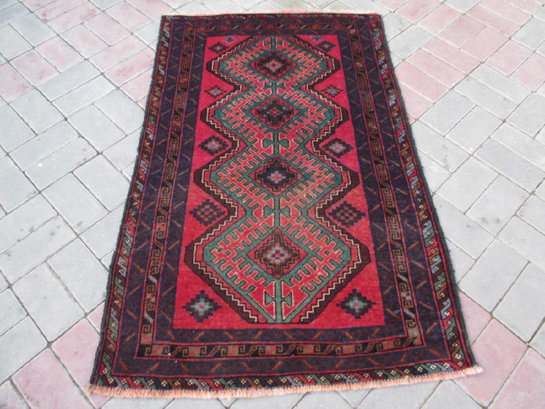 Semi Antique Baluchi Rug 4.5x2.9 (1 of 4)