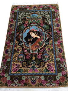 Fine Pair of Persian Tabriz Rugs-Wall Hangings 3x5 Each