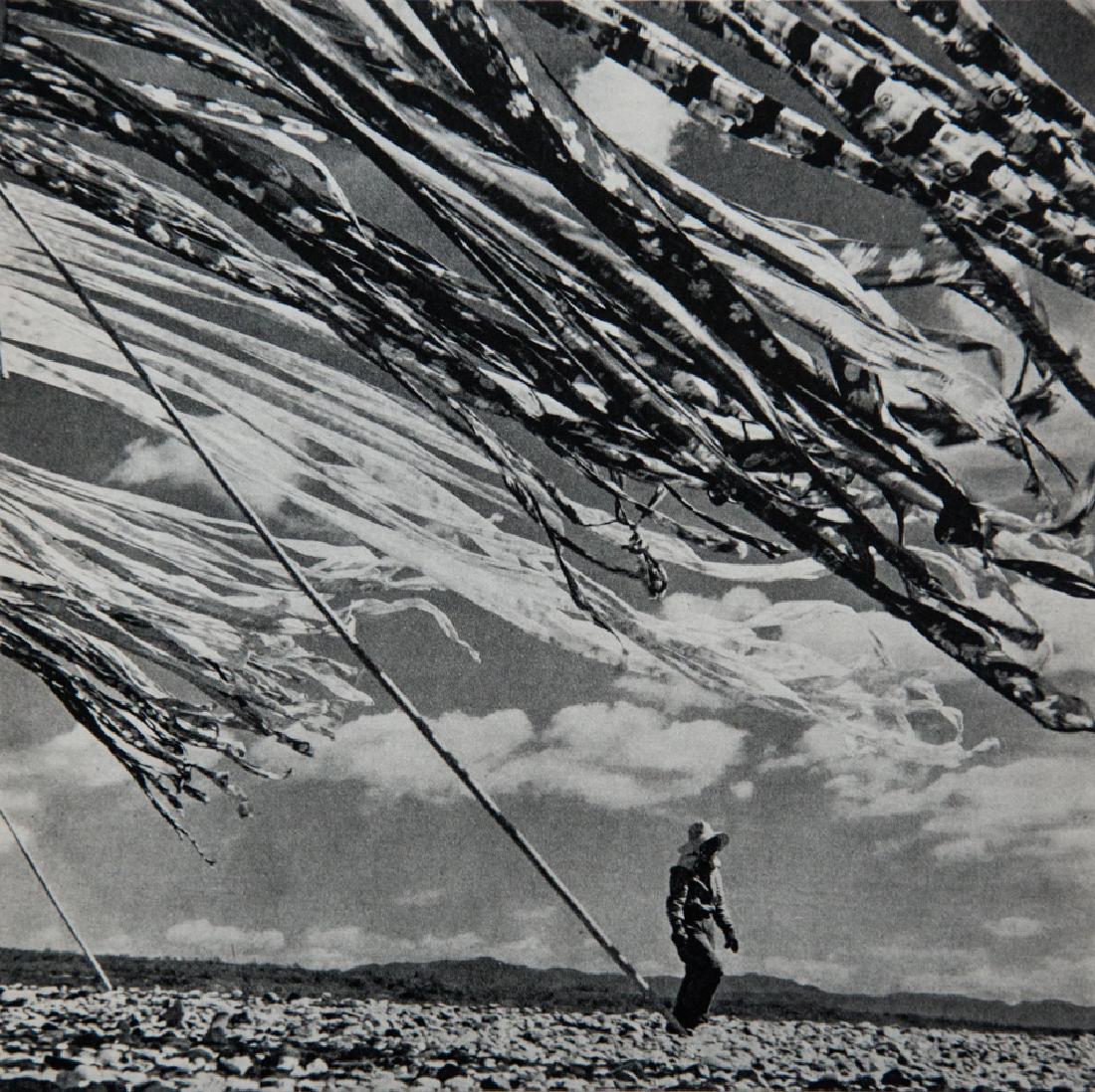WERNER BISCHOF - Drying Silk, Japan, 1952: Artist: Werner Bischof Title: Drying Silk, Japan, 1952 Medium: 1968 Sheet Fed Gravure, Holland Dimensions: 7.25x7.25" Wax Tissue Heat Mount on 11x14" conservation board With COA Please note that this