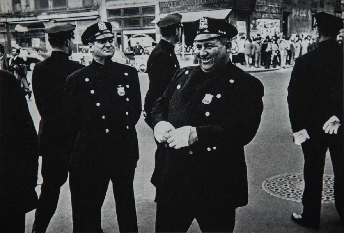 DAN WEINER - Police, May Day Parade, New York City: Artist: Dan Weiner Title: Police, May Day Parade, New York City, 1948 Medium: 1968 Sheet Fed Gravure Dimensions: 7.5x5" Wax Tissue Heat Mount on 11x14" conservation board With COA Please note that thi