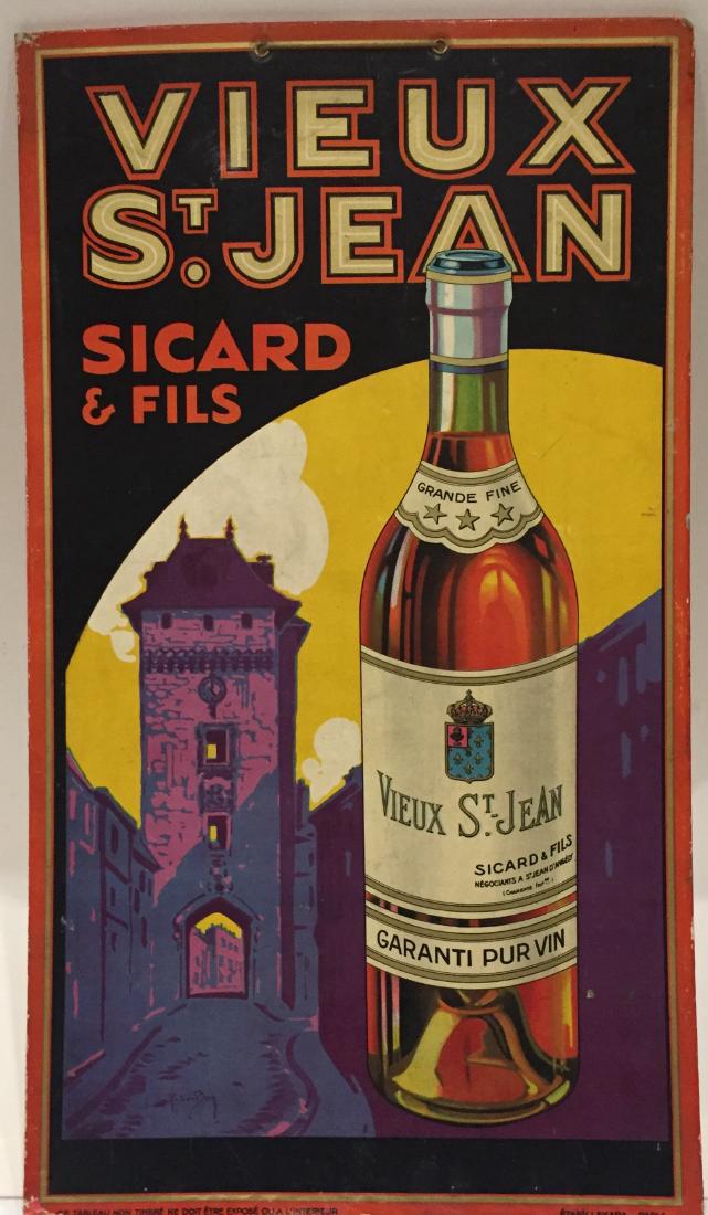 Vieux St. Jean Lithograph on Cardboard (1 of 1)