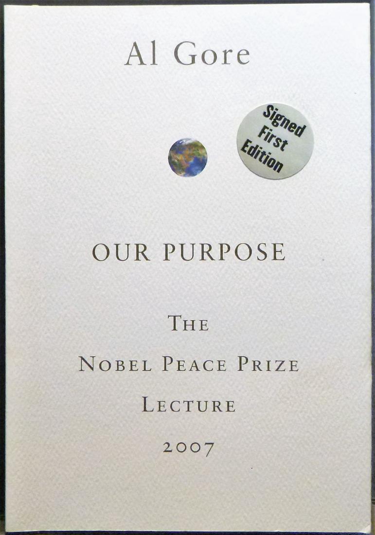 The Nobel Prize Lecture- Signed Al Gore First Edition (1 of 4)