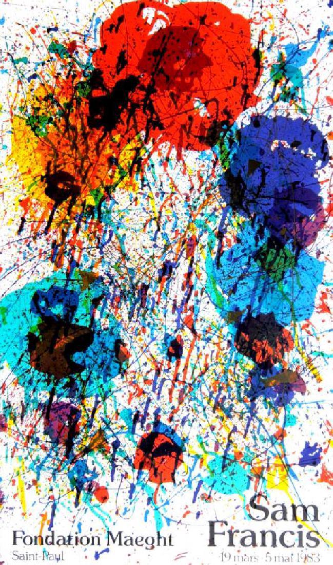 Sam Francis Fondation Maeght 1983 Lithograph (1 of 1)