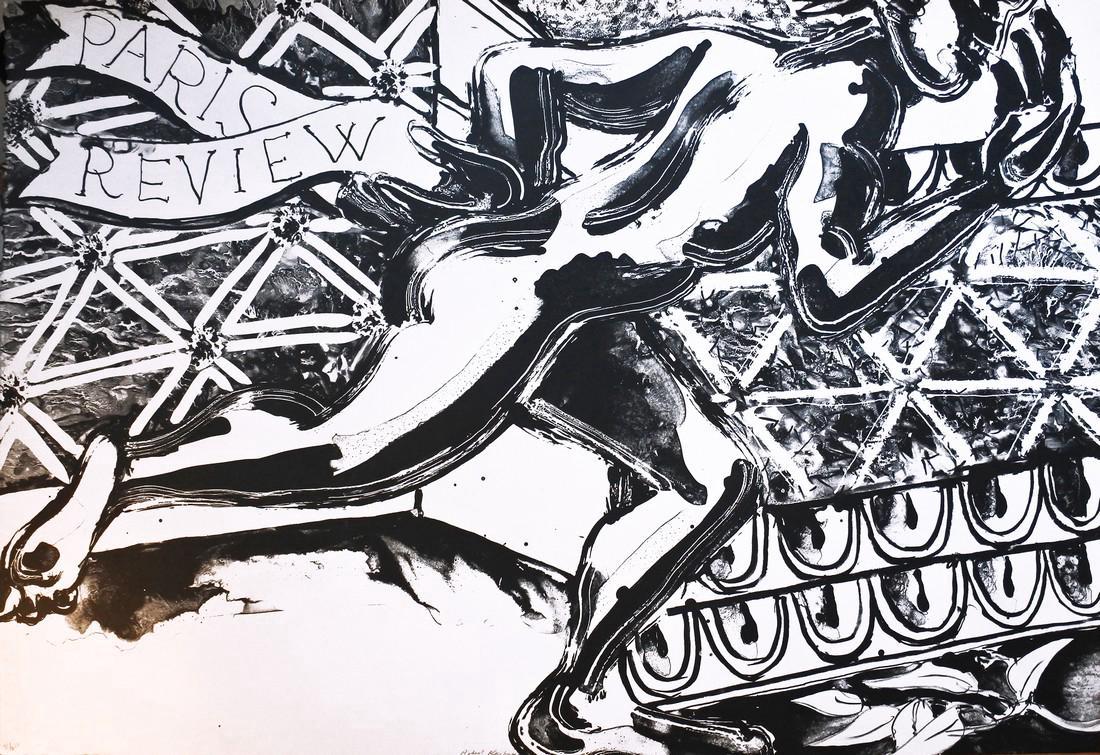 Robert Kushner Paris Review Lithograph (1 of 1)