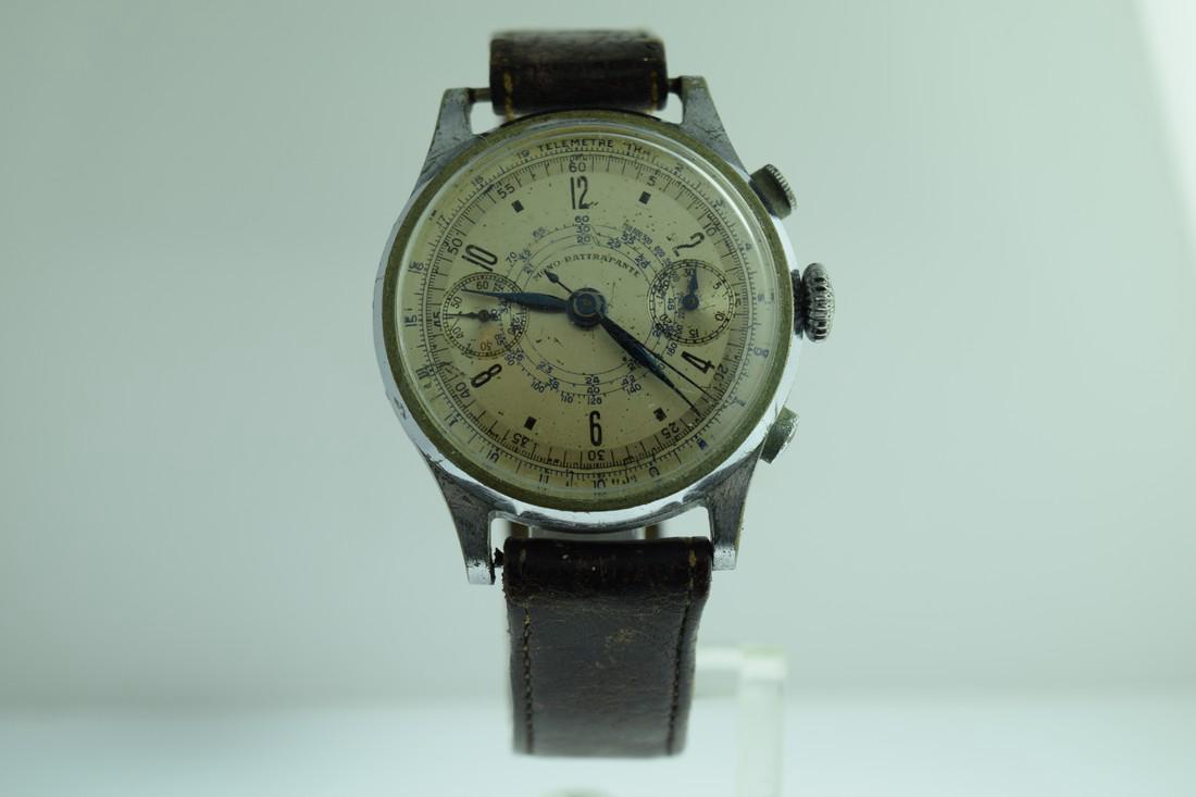 Mono-Rattrapante Two Register Chronograph Watch, 1950s (1 of 8)