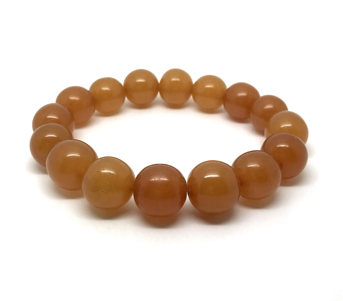 Antique Baltic amber beads bracelet 21.5 gr (1 of 9)