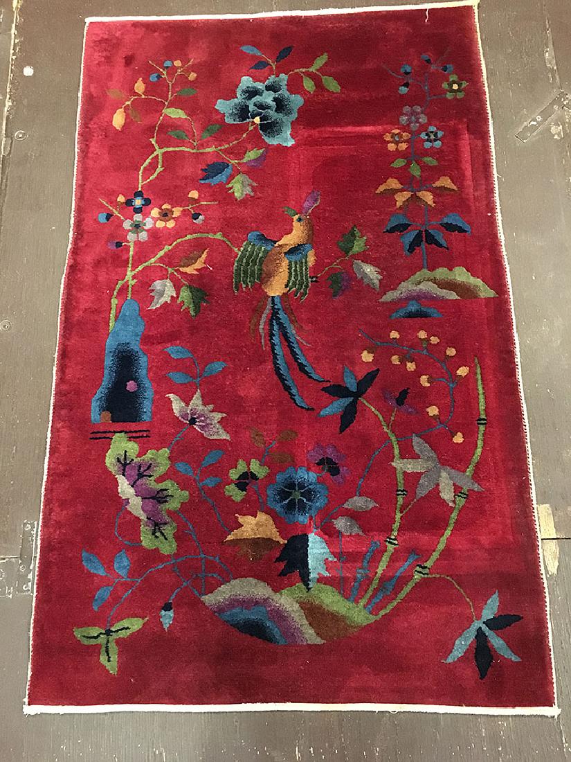 Early 20th Century Nichols Chinese Rug 4.9x3 (1 of 5)