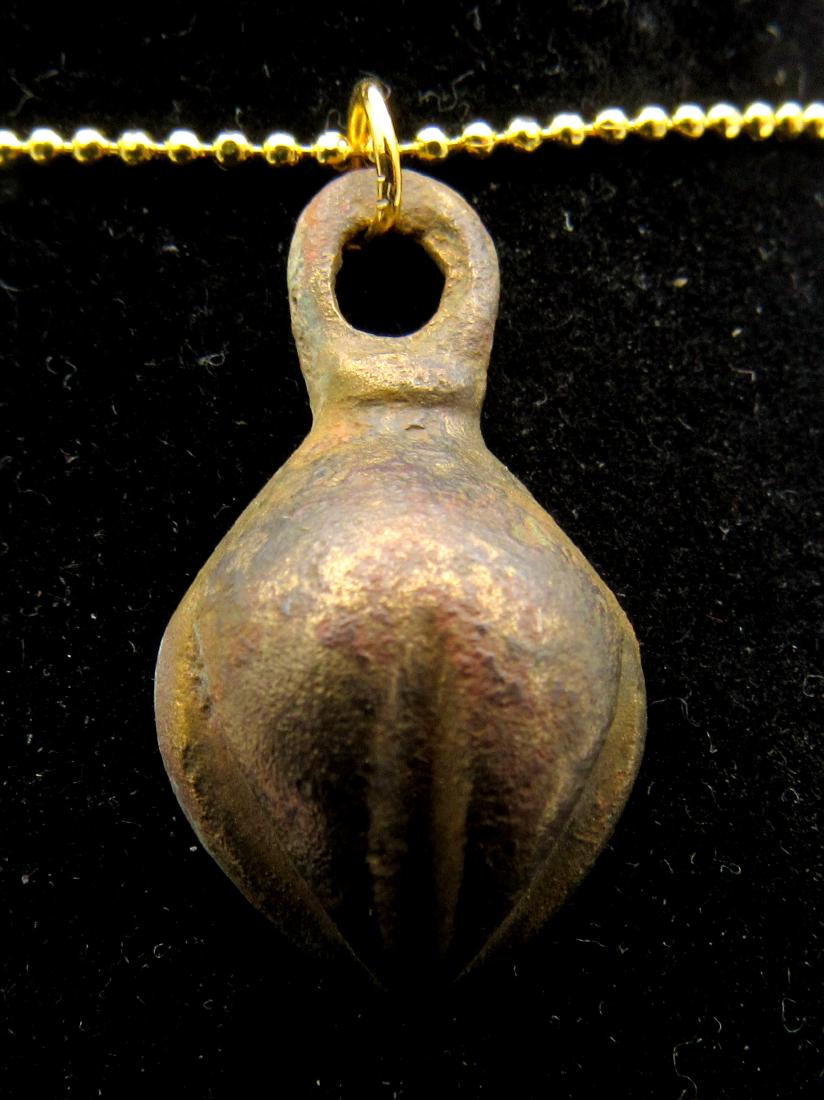 Medieval Viking Bronze Acorn Pendant (1 of 2)