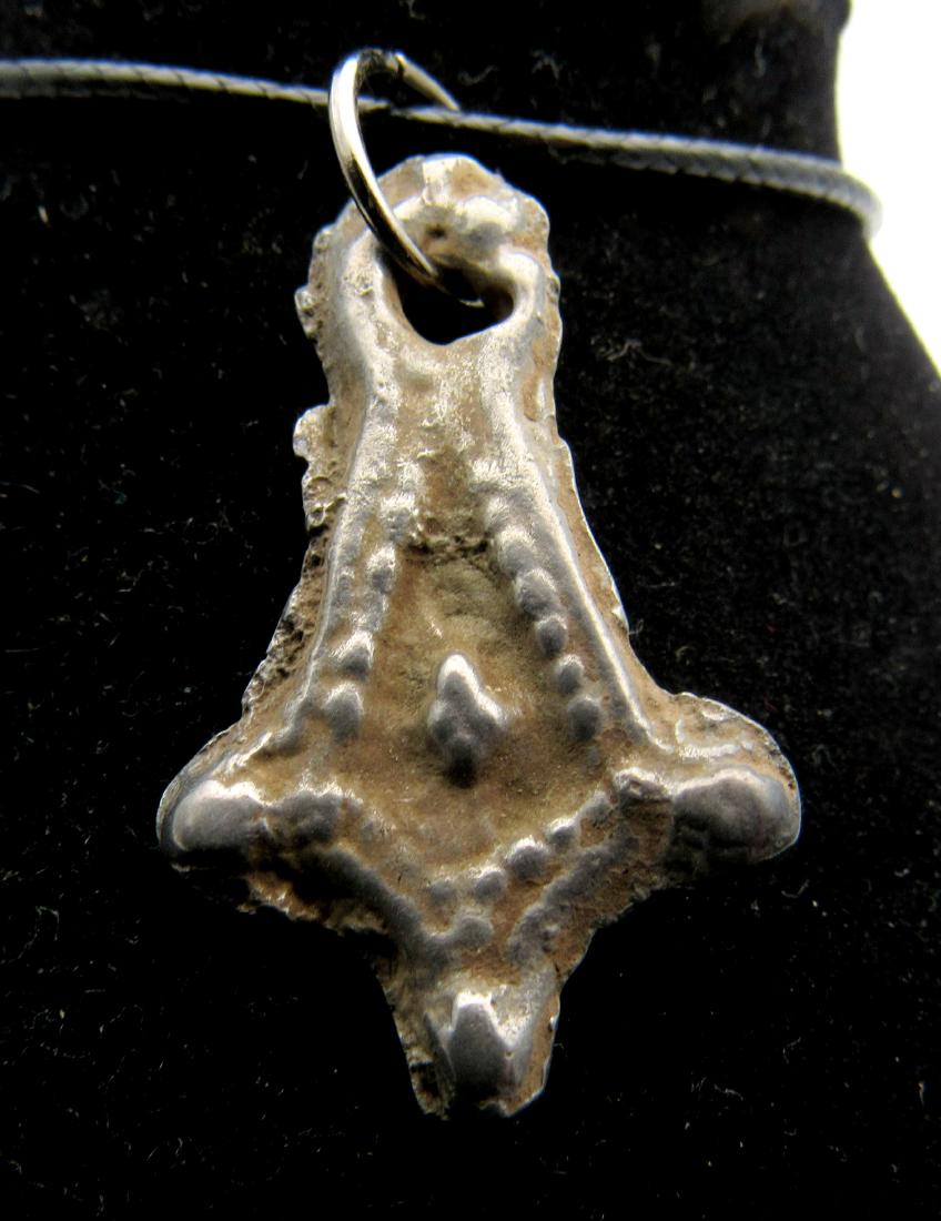 Medieval Viking Bronze Dragon Fafnir Foot Pendant (1 of 2)
