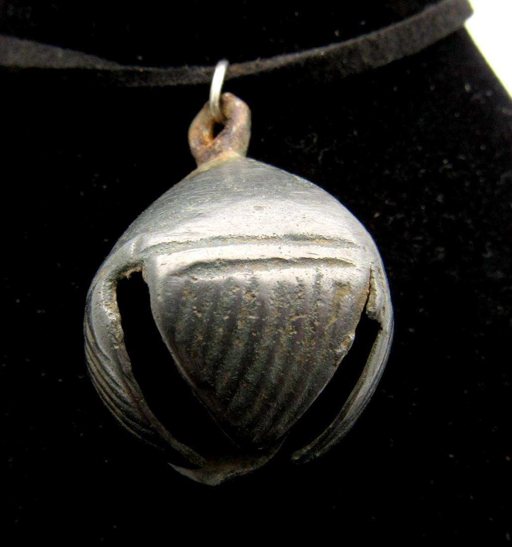 Medieval Bronze Bell Pendant (1 of 2)