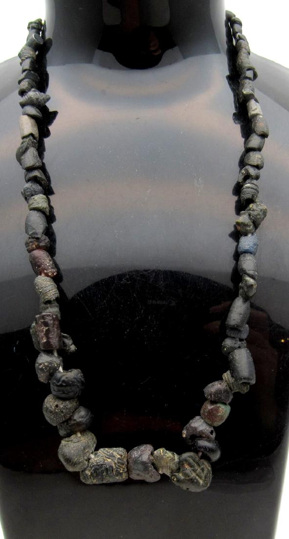 Ancient Roman Stone Necklace with 71 Beads (1 of 3)