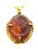 Persian Medieval Gold Pendant with Carnelian Intaglio