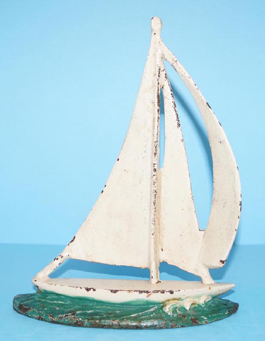 Antique Sailboat Doorstop (1 of 4)