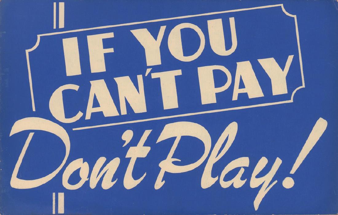 If You Can't Pay Card (1 of 1)