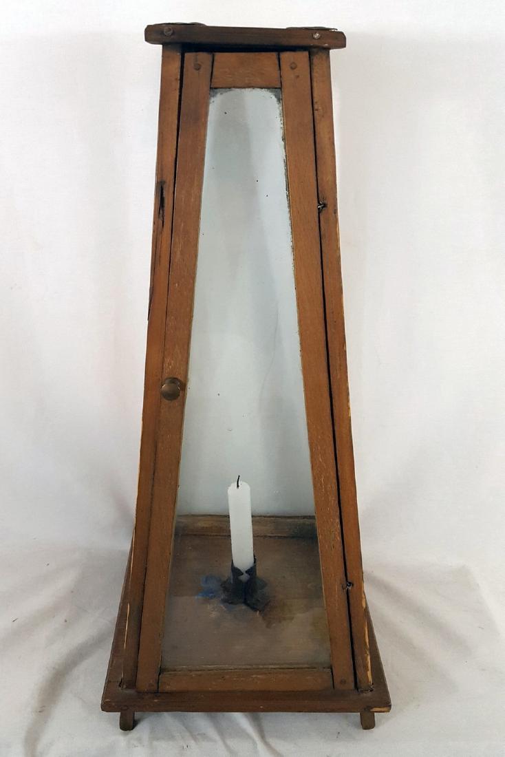 Rare Lighthouse Form Tall Candle Lantern Ca 1860-1890 (1 of 7)
