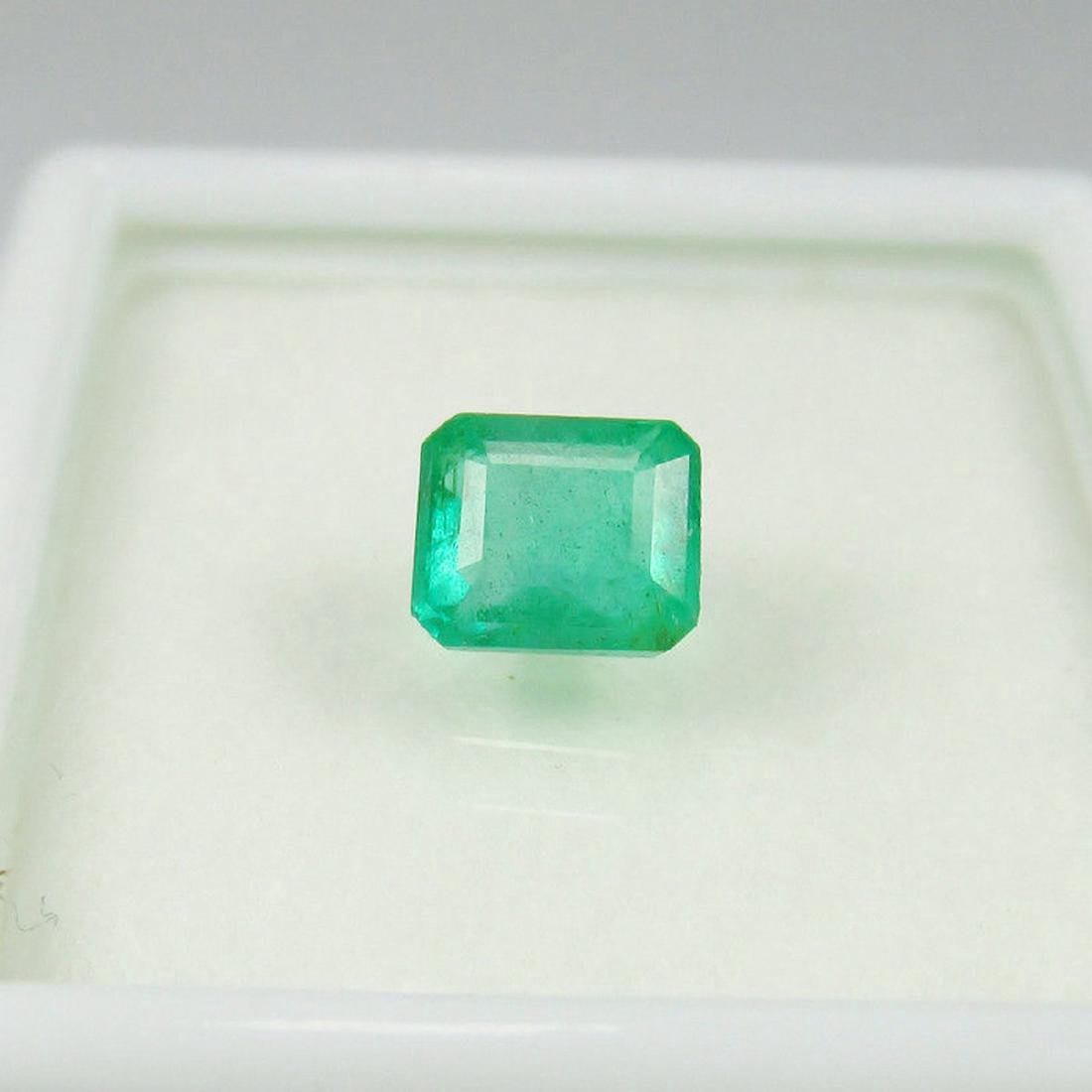 0.83 Carat Loose Zambian Emerald Octagon (1 of 2)