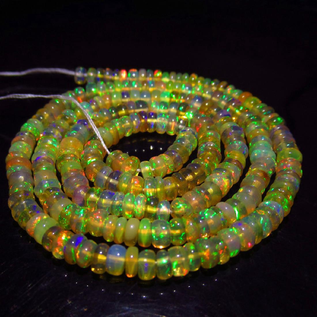 33.00 Carat Natural 230 Loose Opal Beads Necklace (1 of 4)