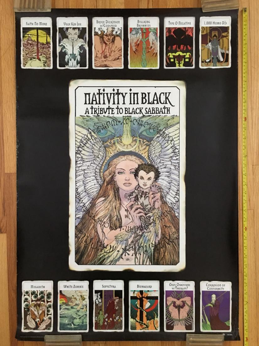 RARE Nativity In Black PROMO POSTER Tribute to Black (1 of 1)