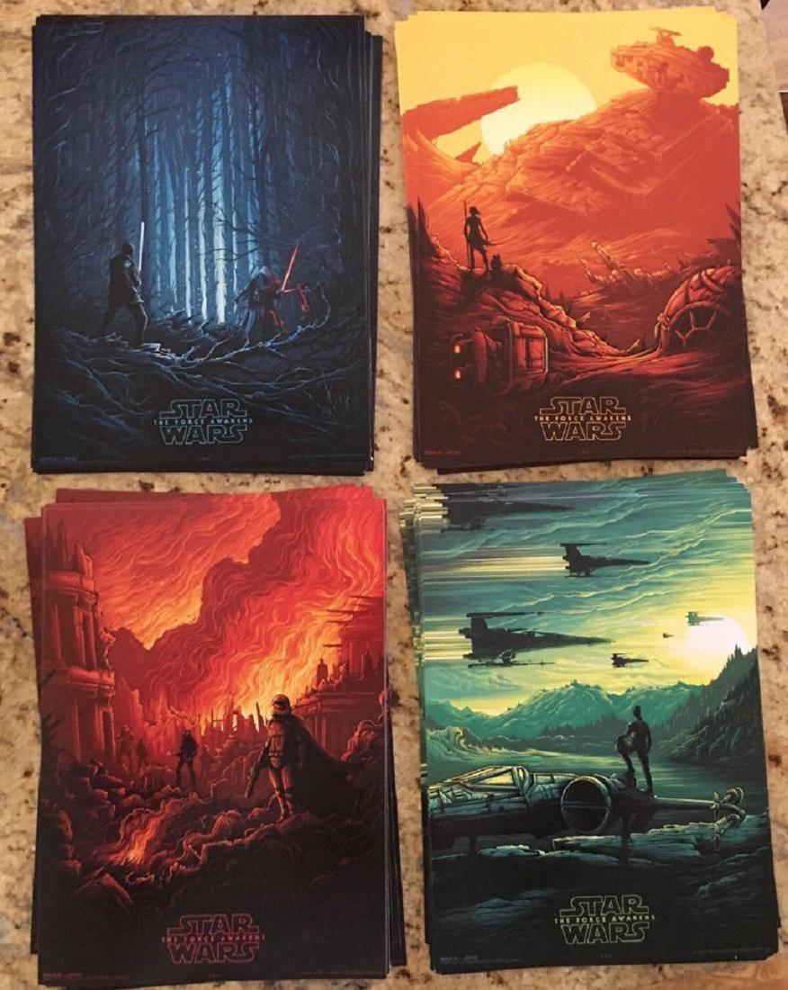 STAR WARS The Force Awakens Complete SET of 4 IMAX (1 of 1)