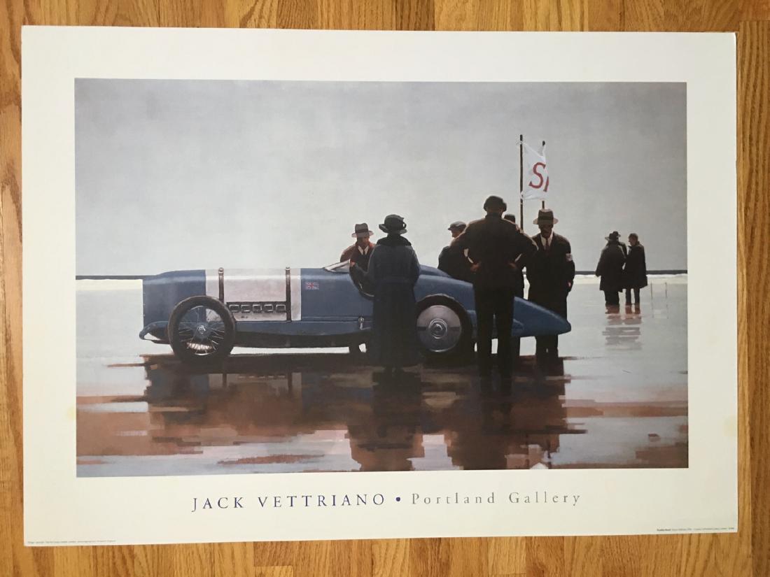 PENDINE BEACH Jack Vettriano Poster: PENDINE BEACH Jack Vettriano Poster Please note that this lot has a confidential reserve. When you leave a bid in advance of the auction, submit your maximum. The bidder who has submitted the highest