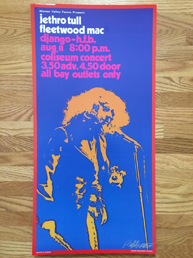 BOB MASSE - JETHRO TULL - SIGNED (1 of 1)