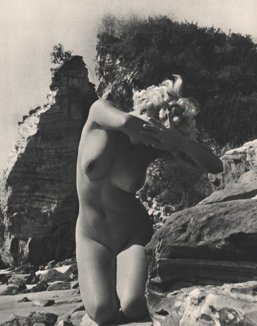 ANDRE DE DIENES - Nude: Artist: ANDRE DE DIENES Print Title: Nude Medium: Sheet-fed Gravure Printing Date: ca 1950's Printed in France Image size approx. 9 x 11.5 inches Andre De Dieneswas a Hungarian photographer, noted for