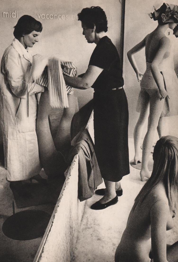 ROBERT DOISNEAU - Mannequins: Artist: ROBERT DOISNEAU Print Title: Mannequins Medium: Sheet-fed Gravure Printing Date: 1956 Printing Location: France Image Size: 7 x 10 inches Robert Doisneau (1912-1994) was a French photographer.