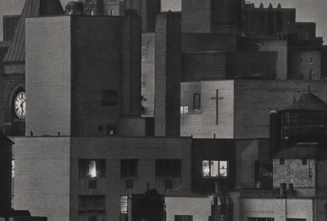 ANDRE KERTESZ - Around St. Vincent's Hospital: Artist: ANDRE KERTESZ Print Title: Around St. Vincent's Hospital 1971 Medium: Sheet-Fed Gravure Printing Date: 1972 Printed in France Image size approx. 9 x 6 inches Andre Kertesz(1894-1985) born Kert