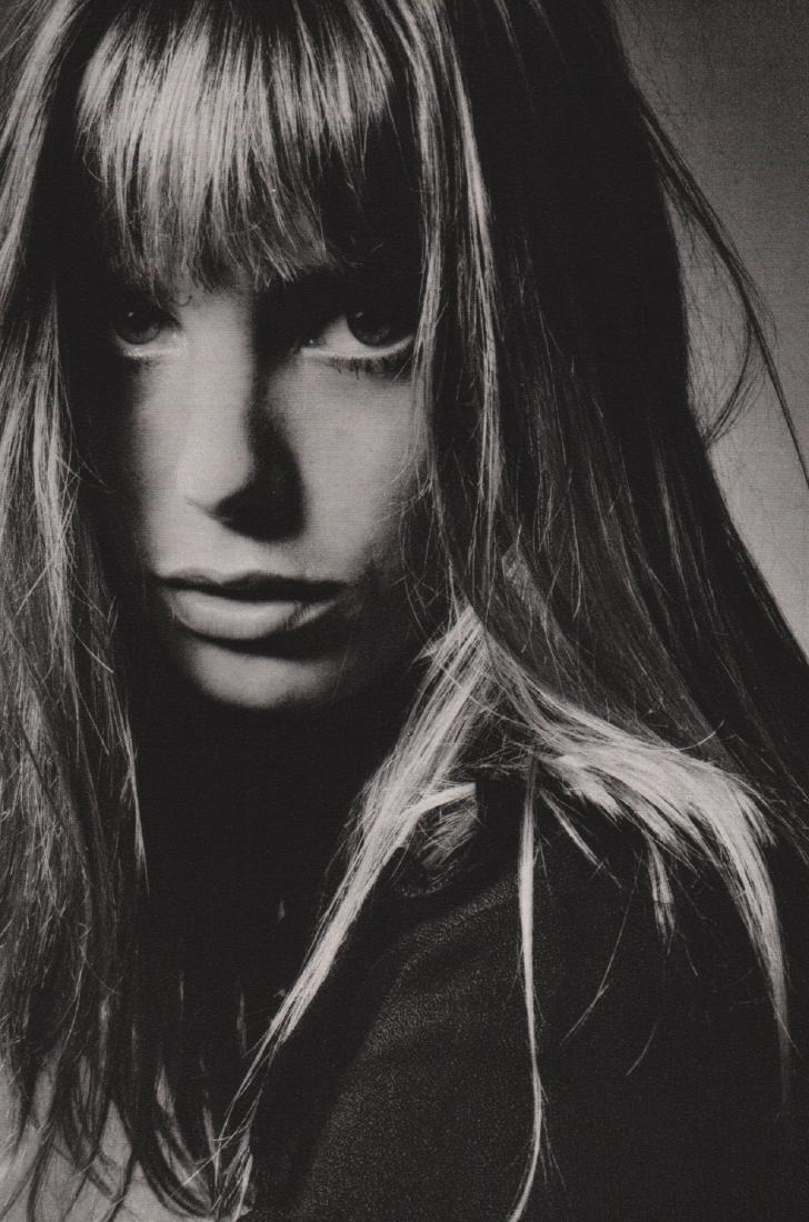 JEANLOUP SIEFF - Jane Birkin, Paris 1968: Artist: JEANLOUP SIEFF Print Title: Jane Birkin, Paris 1968 Medium: Sheet-Fed Gravure Printing Date: 1982 Printed in France Image Size: 5.75 x 8.75 inches Jeanloup Sieff (1933-2000) was a French photo